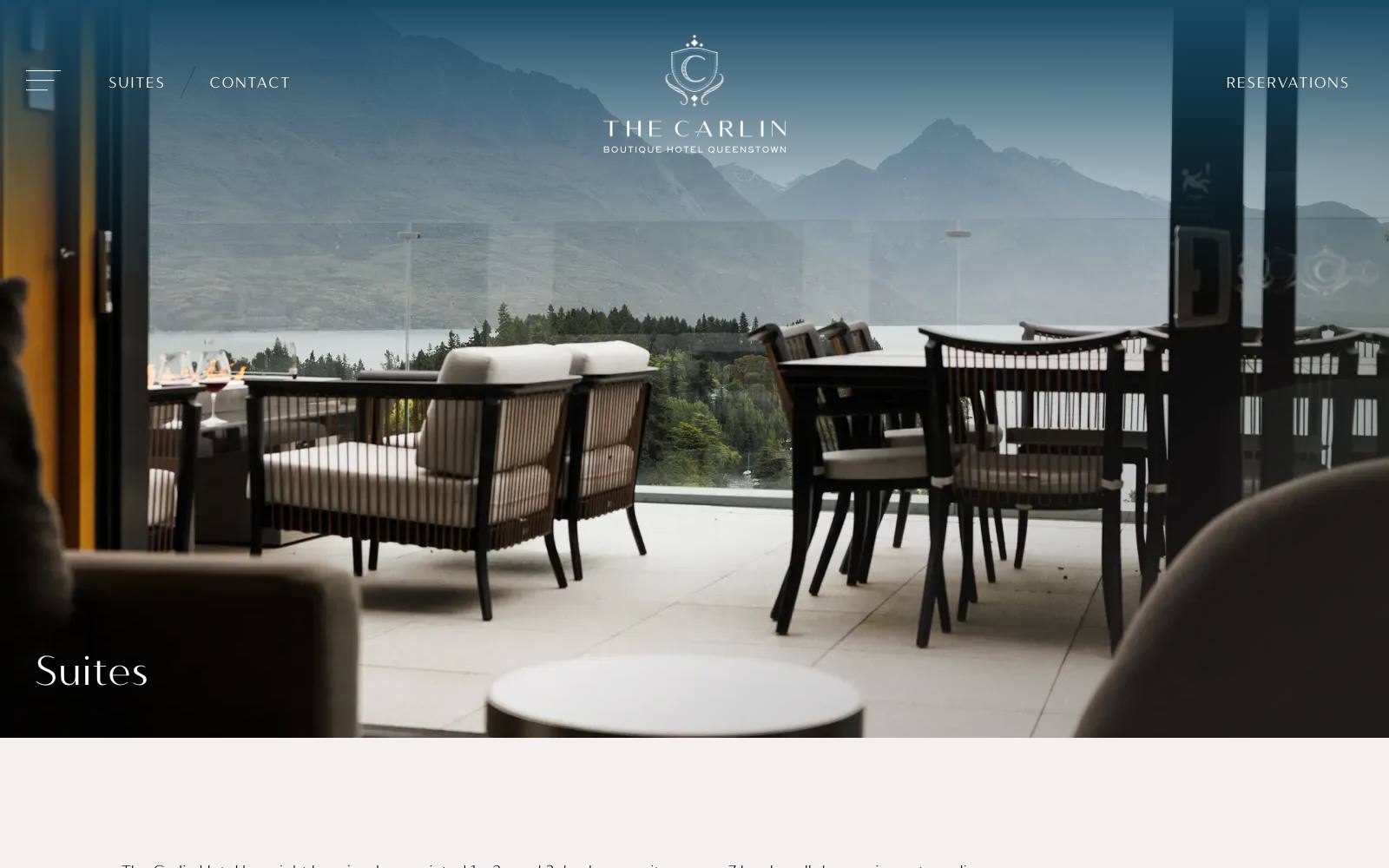 Each suite gets a page, not a row in a table